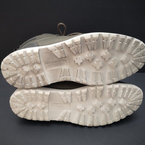 George Men's Size 12 Everyday Comfort Faux Leather Taupe / Brown Ankle Boots - Picture 7 of 8